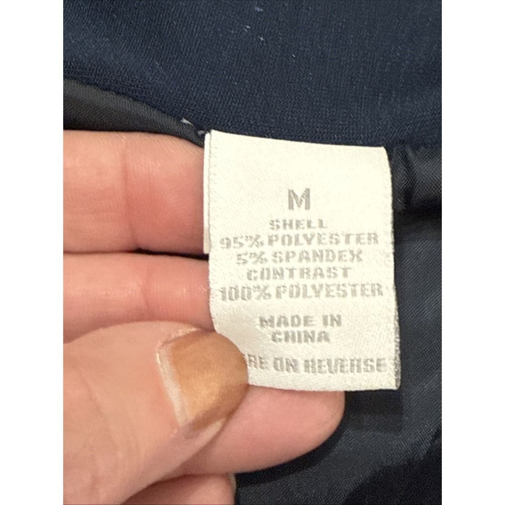 David Dart Blue Crushed Velvet Open Front Cardigan Jacket Blazer M Gently Loved - Picture 6 of 8